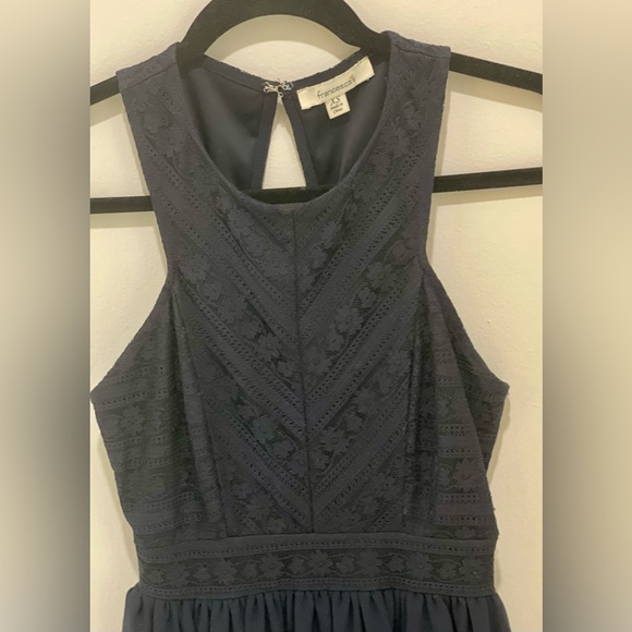 Francesca's Sleeveless Dress - Navy & Lace Size XS - Picture 5 of 6